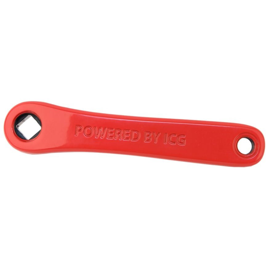 Right Crank Arm, Red, ICG Bikes, IC4/IC5/IC6 OEM # 150-03-00091-02